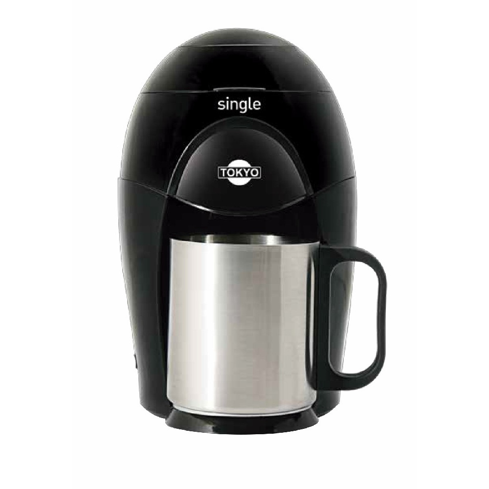 CAFETERA PERSONAL TOKYO SINGLE C/TAZA ACERO INOX INCLUIDA 350W