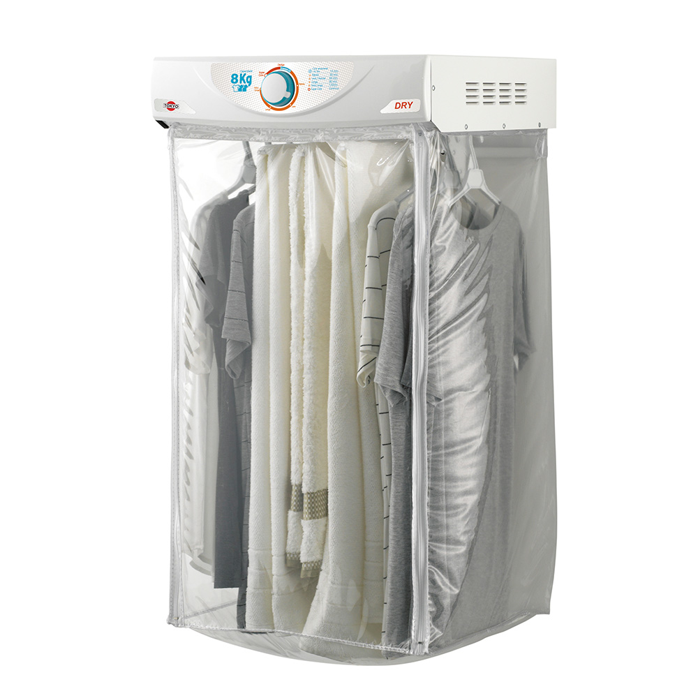 SECARROPAS COLGANTE TOKYO DRY 8KGS CON 9 ESPACIOS PARA COLGAR 65°C + ANTIARRUGAS
