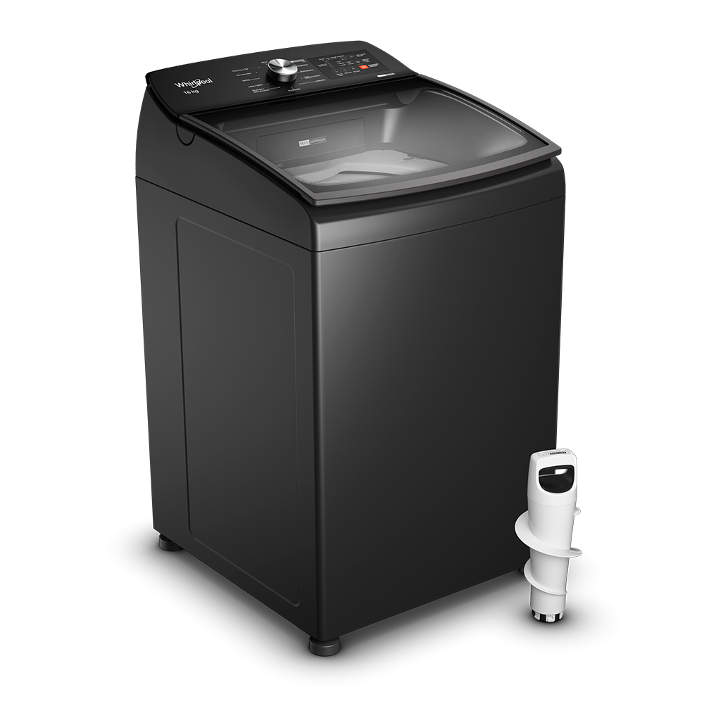 LAVARROPAS WHIRLPOOL WWN16AB 16KG CARGA SUP NEGRO 660RPM