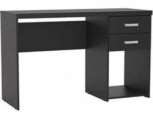 ESCRITORIO POLITORNO MALTA - 2 CAJONES 1171 - NEGRO