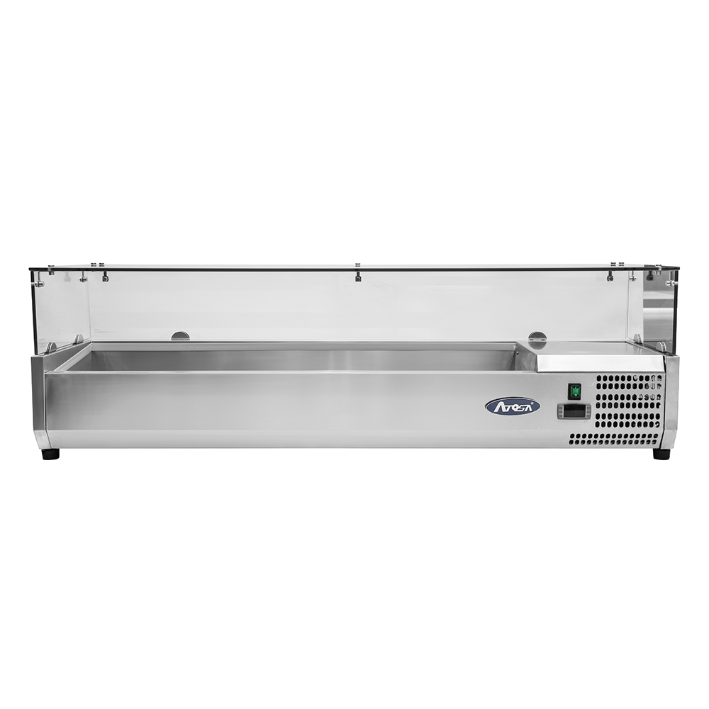 BUFFET DE MESA REFRIGERADA INOX ATOSA ESL3881 MOD.VRX1200/380 4BAND GN 1/3 2 A