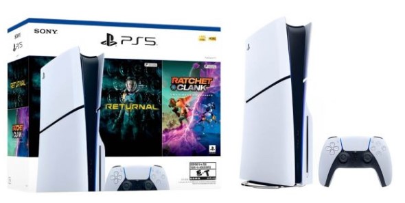 PLAYSTATION SONY PS5 CFI-2015A C/ DISCO SLIM 1TB RETURNAL+RATCHET & CLANK