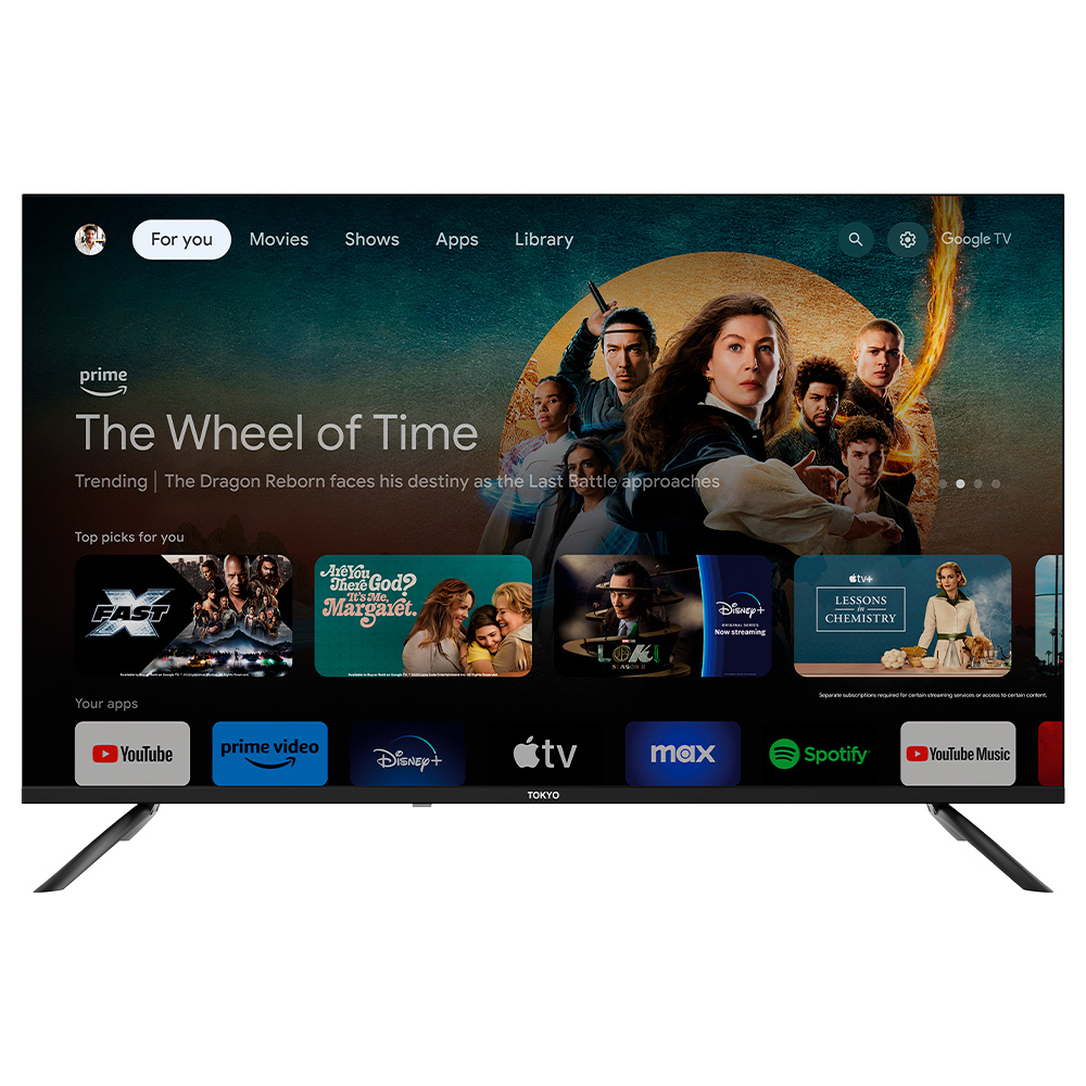 SMART TV TOKYO GOOGLE TV 50 4K FRAMELESS C/ CHROMECAST INCLUIDO