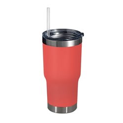 VASO TERMICO C/SORBITO 560ML AC.INOX ROJO SELECTA