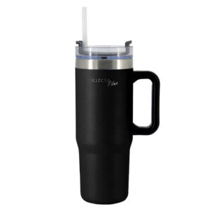 MUG TRAVEL TERMICO 900ML ACERO INOX NEGRO SELECTA