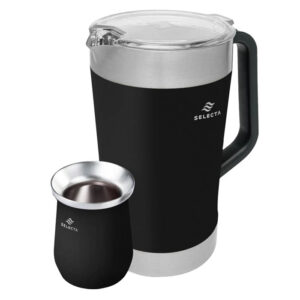 SET JARRA 1.9L + MATE 330ML A.INOX NEGRO SELECTA