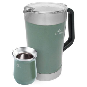 SET JARRA 1.9L + MATE 330ML A.INOX VERDE SELECTA