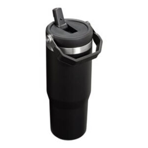 MUG TERMICO C/PICO 900ML ACERO NEGRO