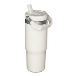 MUG TERMICO C/PICO 900ML ACERO BLANCO