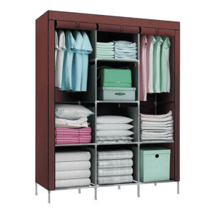 ROPERO DE TELA 88130 DECOTEAM BORDEAUX