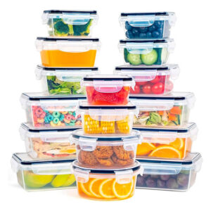 SET DE RECIPIENTES HERMÉTICOS CROIX 16PCS CRT-006