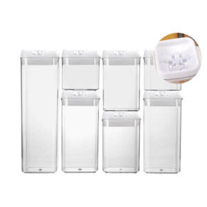 SET DE RECIPIENTES 7 PCS CROIX BLANCO CRC-013