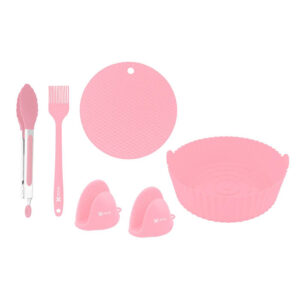 SET DE UTENSILIOS 6 PCS REDONDO CROIX ROSA