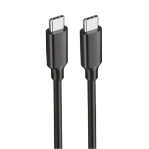 CABLE KOLKE USB TIPO C A TIPO C 20W NEGRO KCC-8708