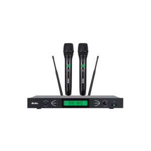 SISTEMA DE MICROFONOS CON UHF CON 2 CANALES KOLKE KPI-776
