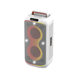 PARLANTE INALÁMBRICO DOBLE 6,5” + TWEETER 1” FEST DUO WHITE EDITION KPB-787