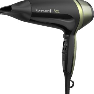 SECADOR DE PELO REMINGTON D13A SHINE THERAPY AVOCADO