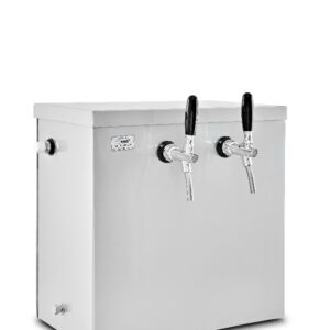 CHOPPERA MEMO 2 CANILLAS MOD ITAIPU INOX A HIELO 60L X HORA 50KG HIELO