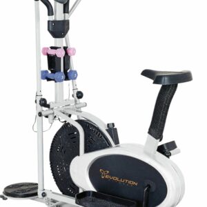 ELIPTICO RESIDENCIAL CON ASIENTO EVOLUTION FITNESS MOD EL651 4MANCUERNAS TWISTER