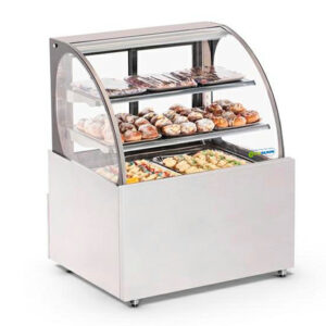 VITRINA SECA PLATINUM ECOSILKON MOD CSSTP1500 INOX LUZ 1.5MTS