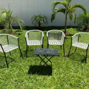 Juego sillones para Jardín cuadrados