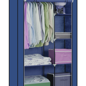 ROPERO DECOTEAM AZUL 105*45*170CMS DDR-005