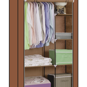 ROPERO DECOTEAM MARRON 105*45*170CMS  DDR-005