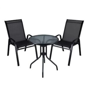 JUEGO DE MESA + SILLAS D60CM EM-6021