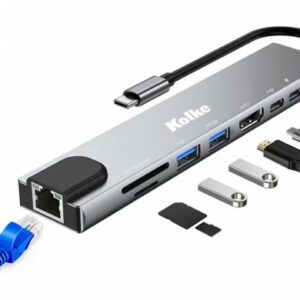 HUB USB C 8 EN 1 KCH-681 KOLKE