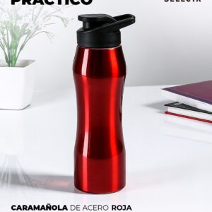 CARAMAÑOLA 750ML ACERO ROJO SELECTA