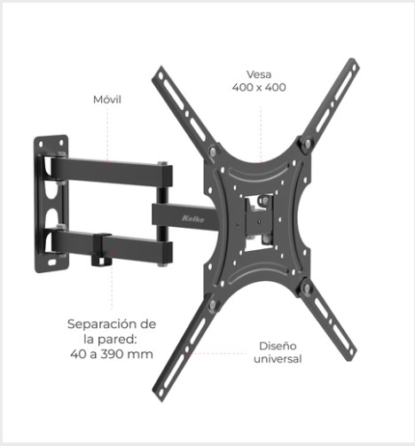 SOPORTE KOLKE PARA TV MOVIL KVS-537 DE 17-55"