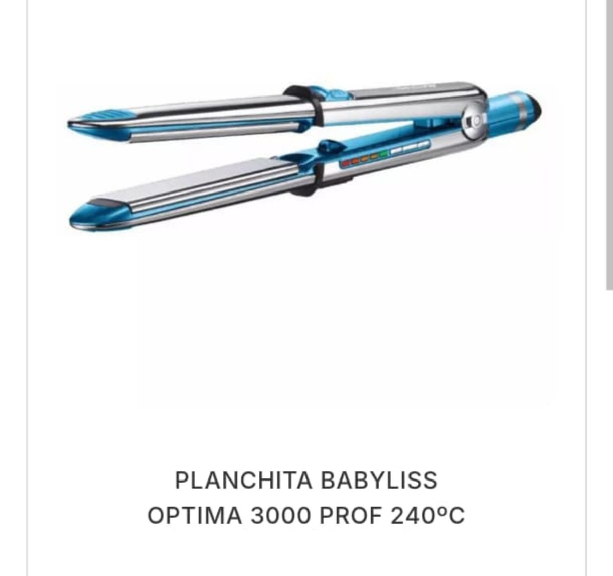 Planchita BabyLiss Titanium Optima 3000