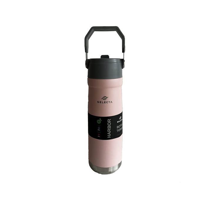 BOTELLA TERMICA 650ML DOBLE PARED ROSA