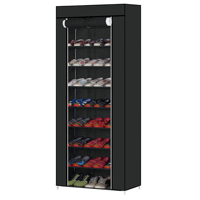 ESTANTERIA TNT DECOTEAM 8 ESTANTES DME-011 NEGRO
