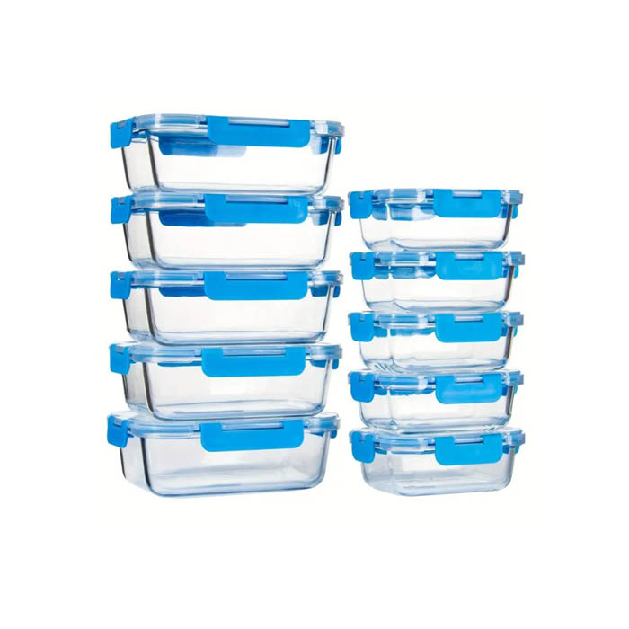 SET DE CONTENEDORES HERMETICOS 10PCS CRC-017 CROIX