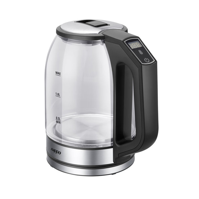 JARRA ELÉCTRICA DE VIDRIO NAPPO 1,6L C/CONTROL DIGITAL DE TEMPERATURA NEJ-309