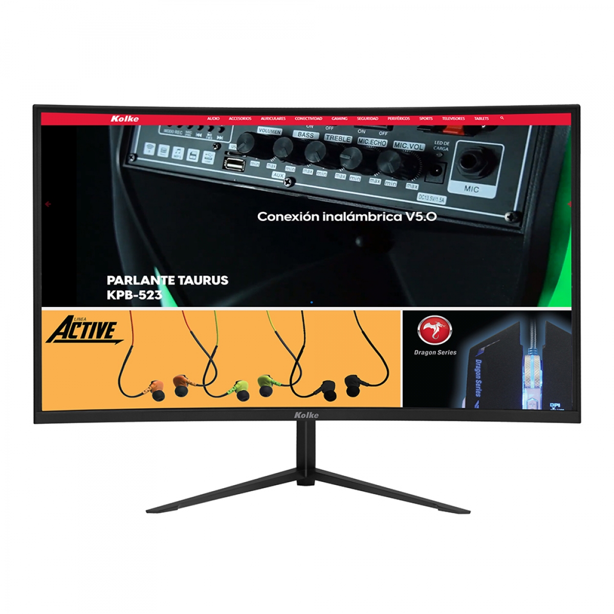 MONITOR CURVO 31.5" FULL HD KES-630